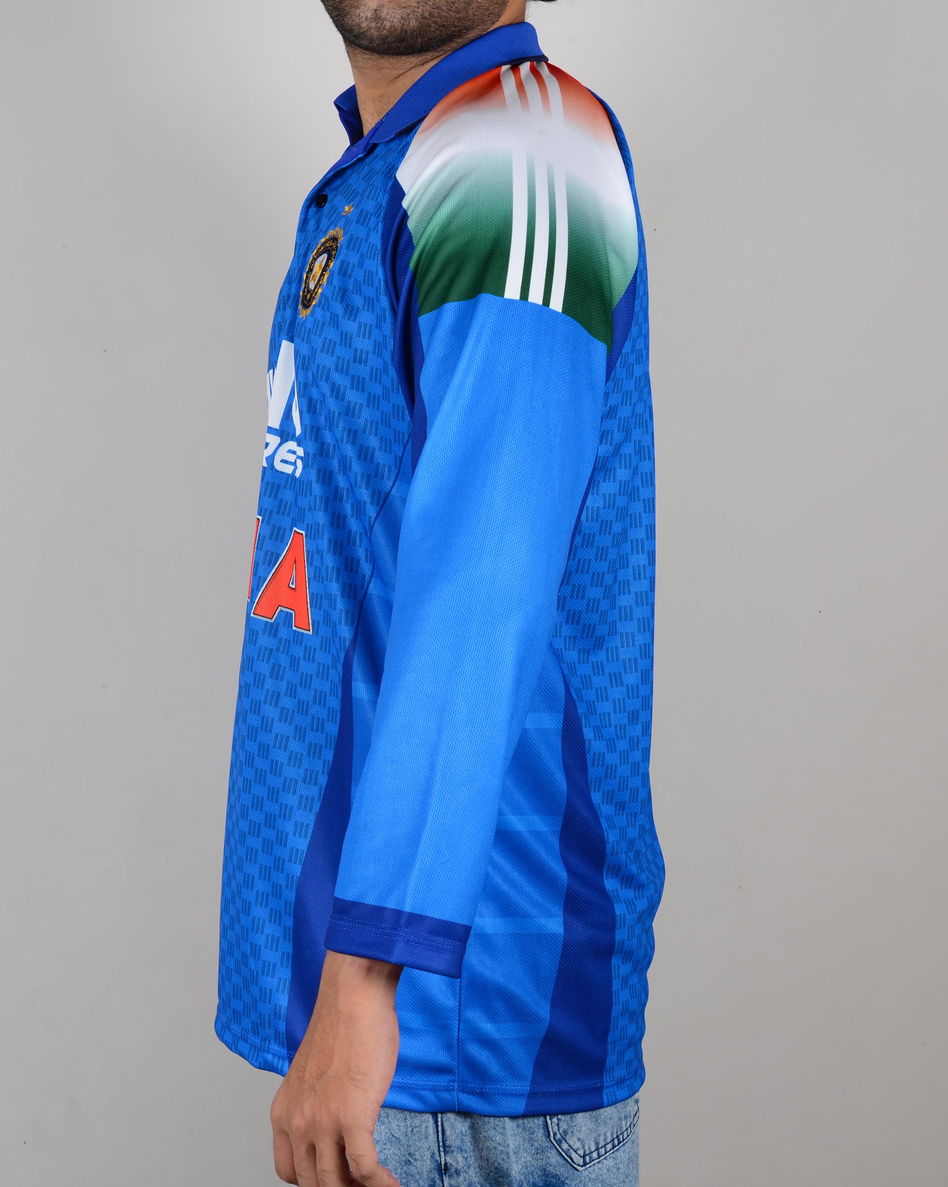 ODI - EXCLUSIVE EMBROIDERY JERSEY (FUll SILVES)