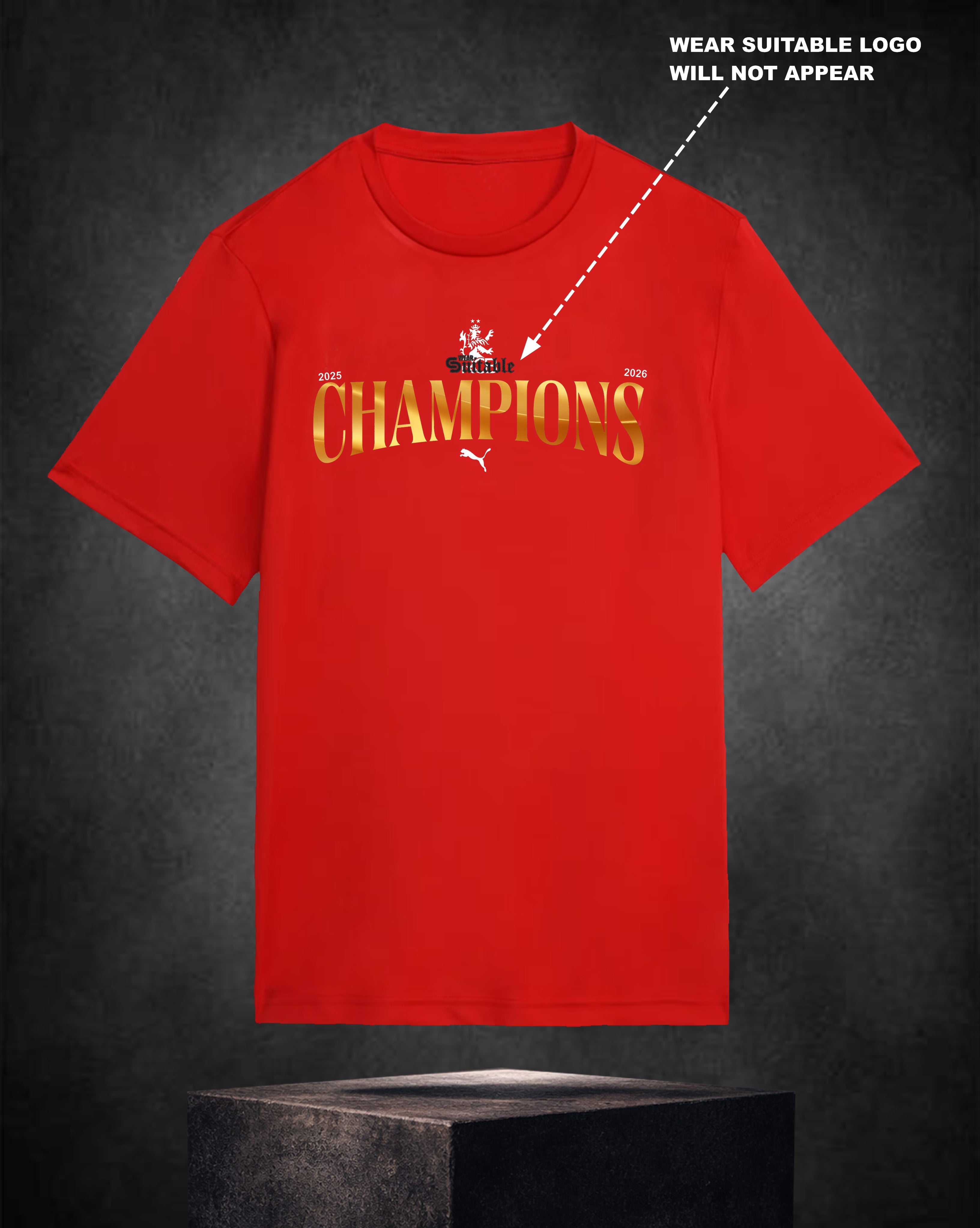 BENGALURU CHAMPIONS TSHIRT 2026 EDITION