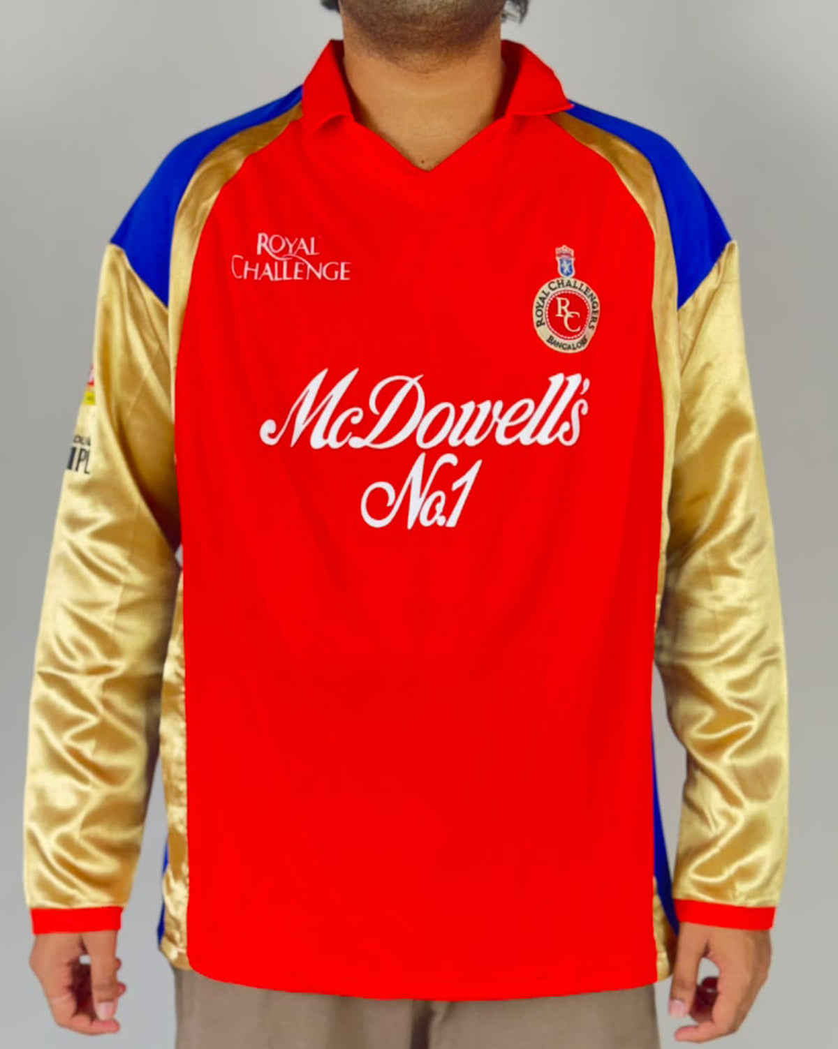 BENGALURU RETRO JERSEY (2012) FULL SLEEVE - GOLD EDITION