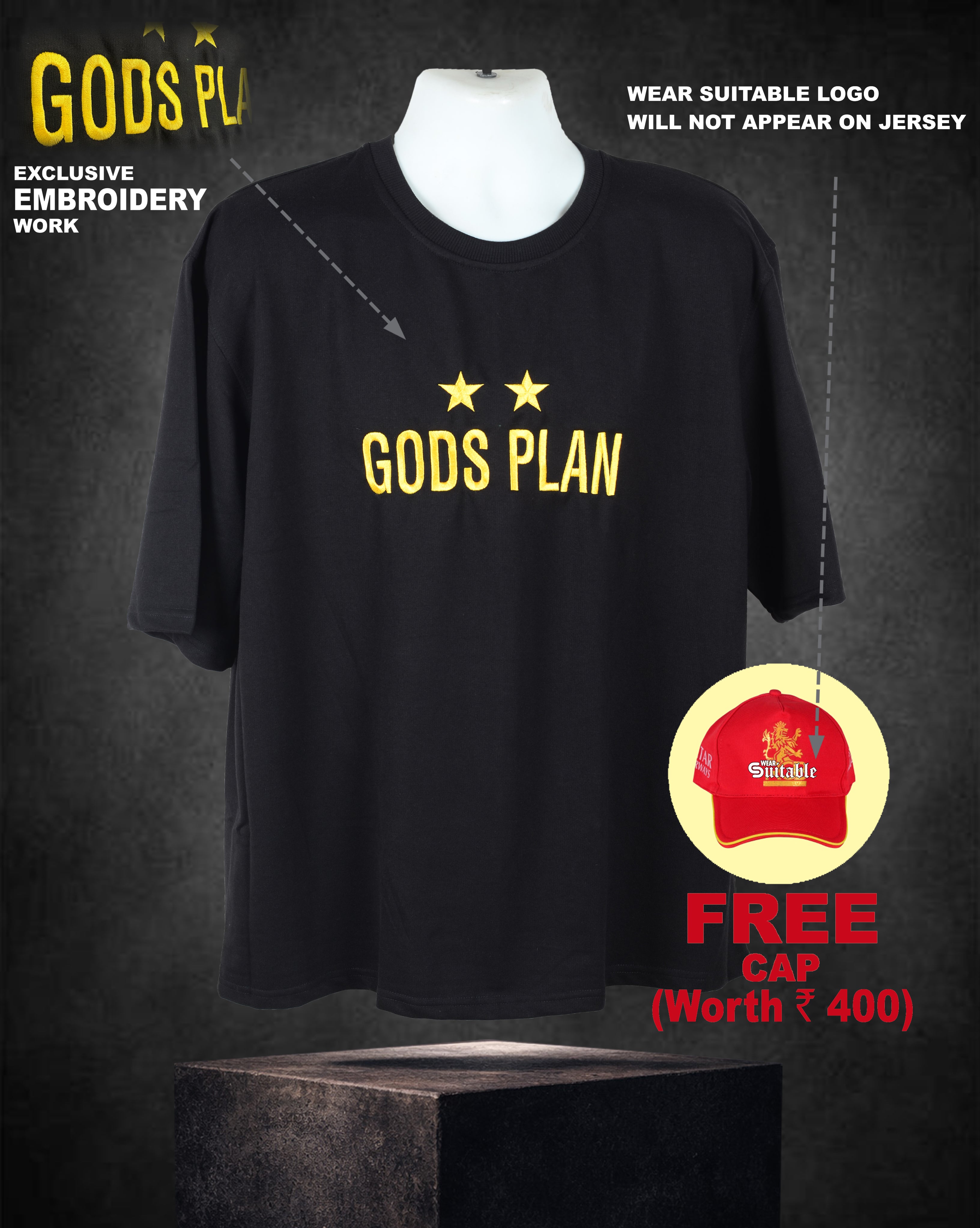 GODS PLAN - EXCLUSIVE EMBROIDERY WORK