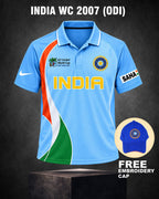 INDIA RETRO WC 2007 (ODI) JERSEY