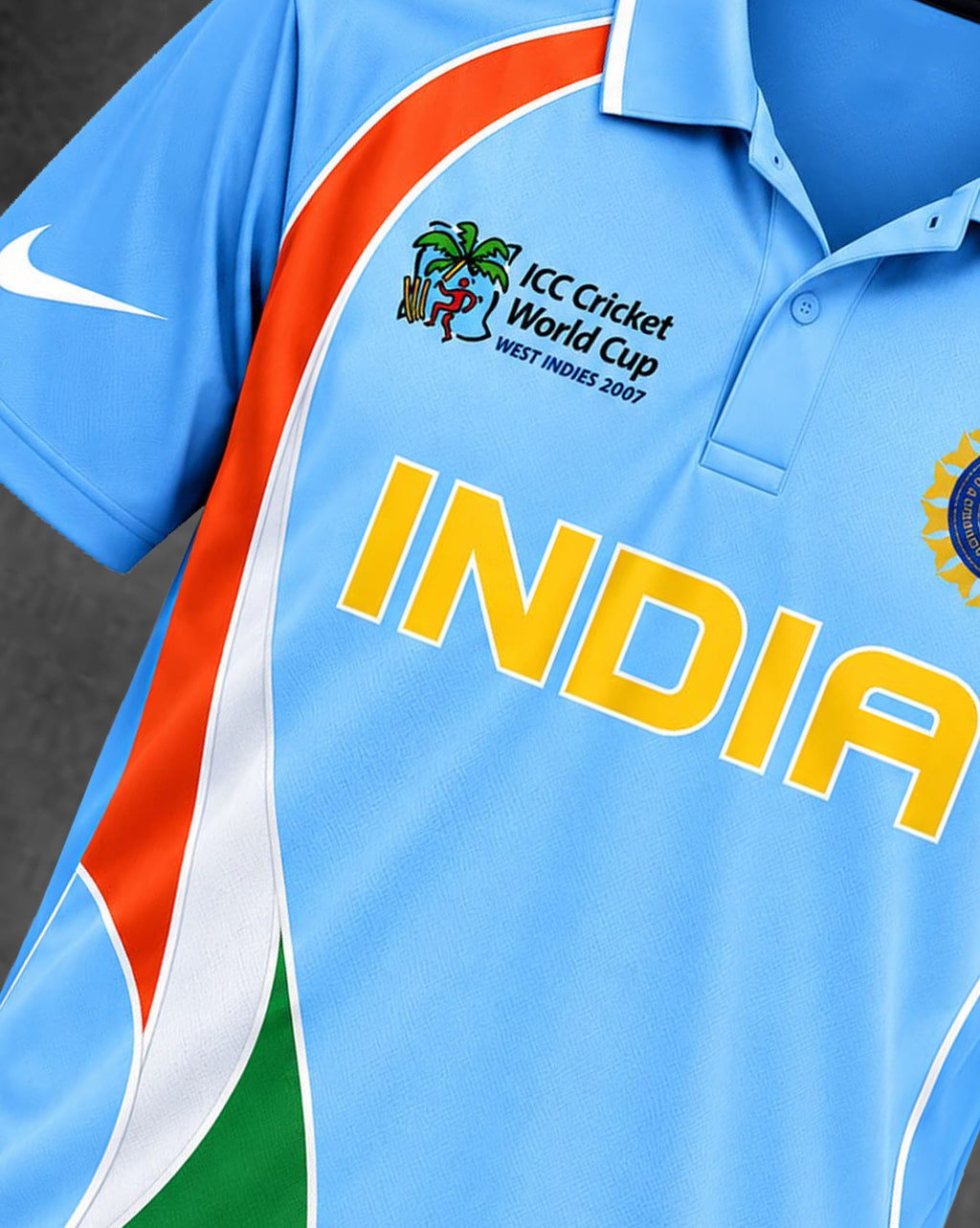 INDIA RETRO WC 2007 (ODI) JERSEY