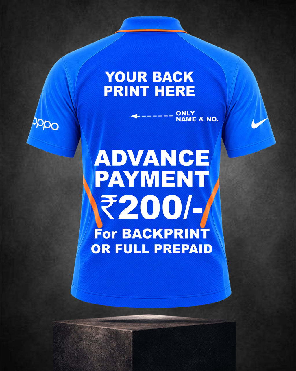 INDIA RETRO WC 2019 (ODI) JERSEY