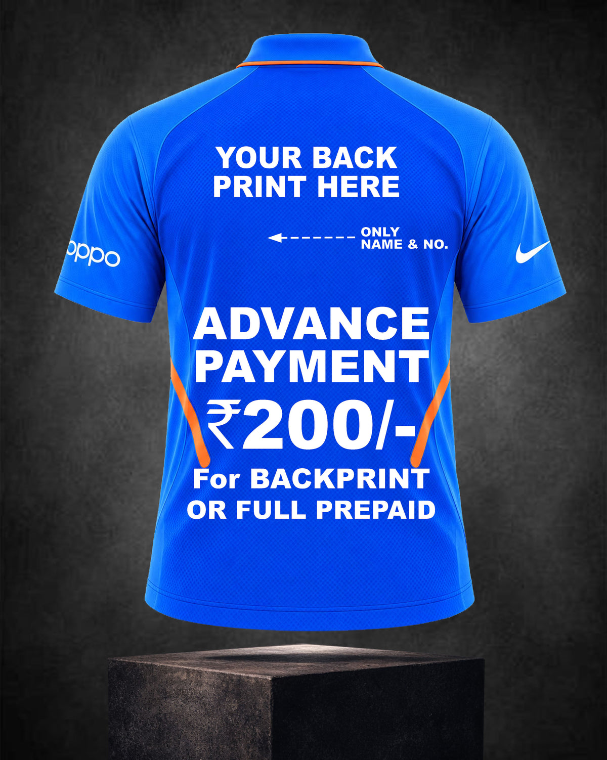 INDIA RETRO WC 2019 (ODI) JERSEY