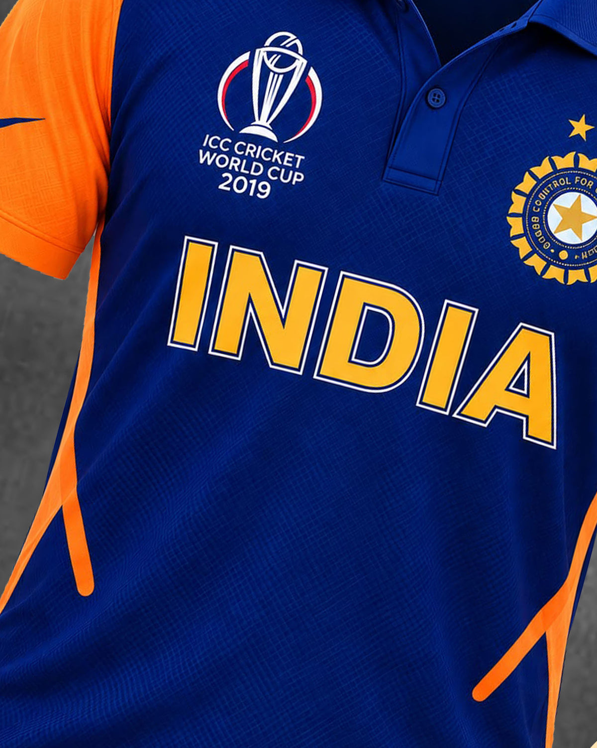 INDIA RETRO WC 2019 (ODI) Orange JERSEY