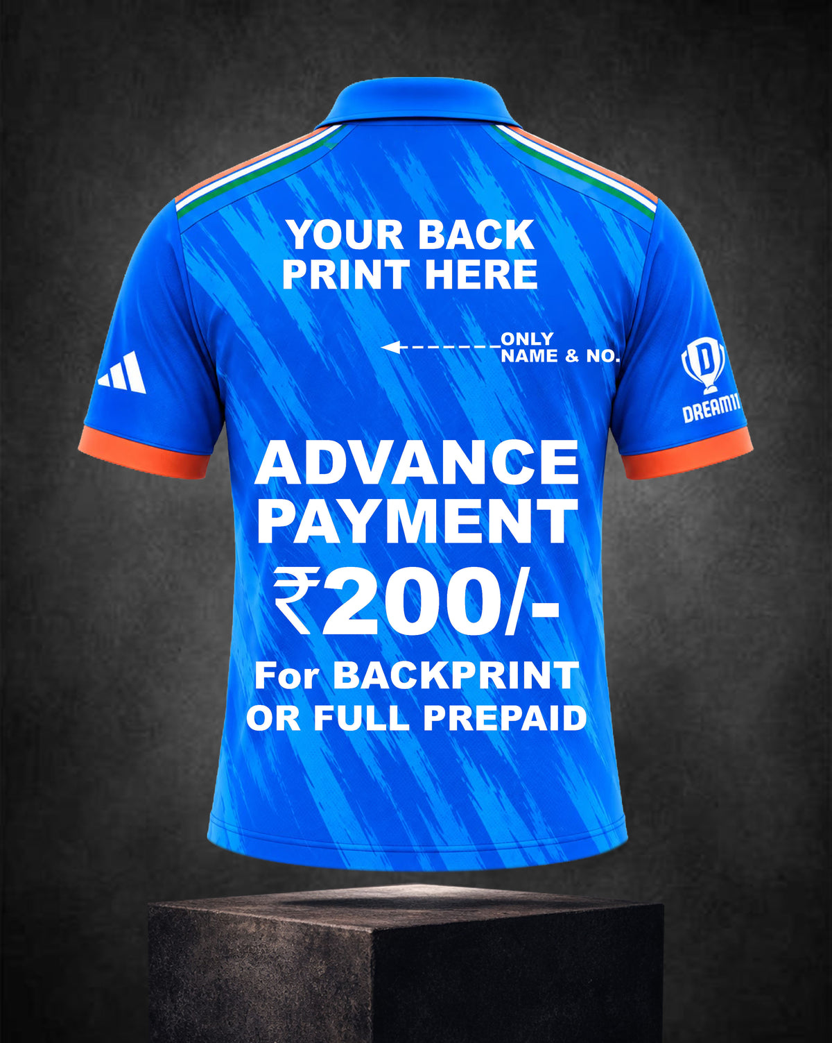 INDIA RETRO WC 2023 (ODI) JERSEY