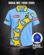 INDIA RETRO WC 1999 (ODI) JERSEY