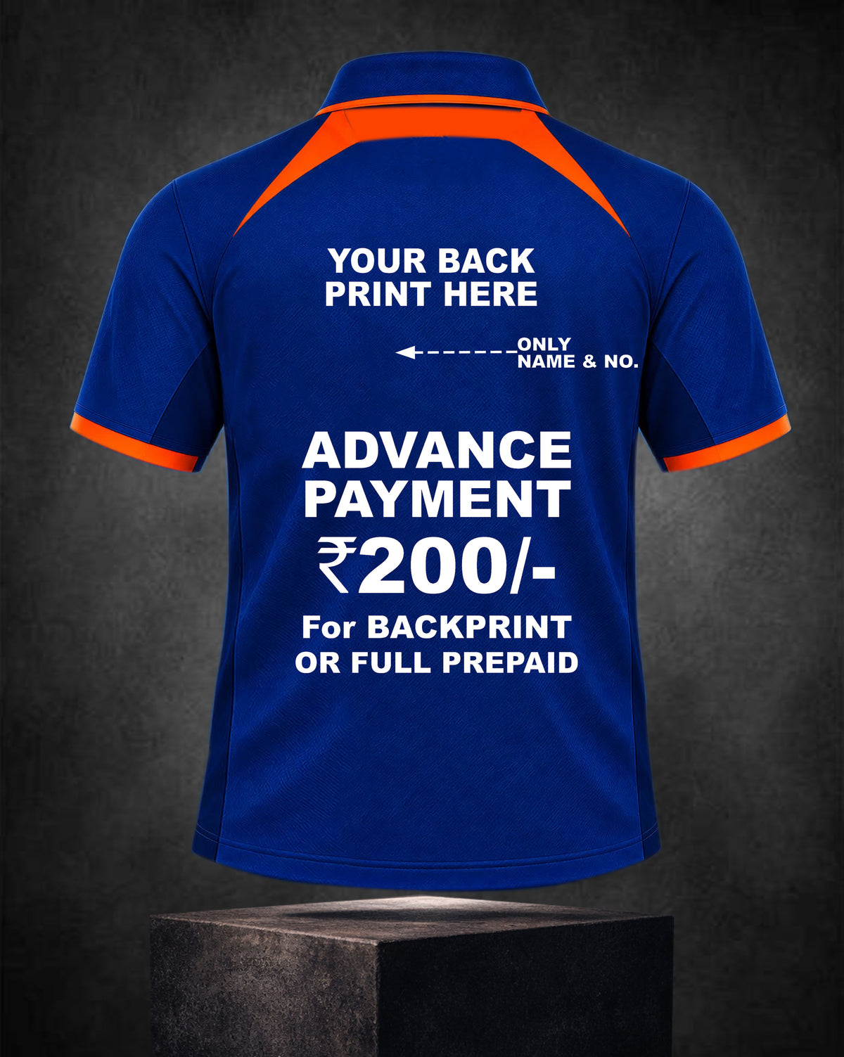INDIA RETRO WC 2009 (T20) JERSEY