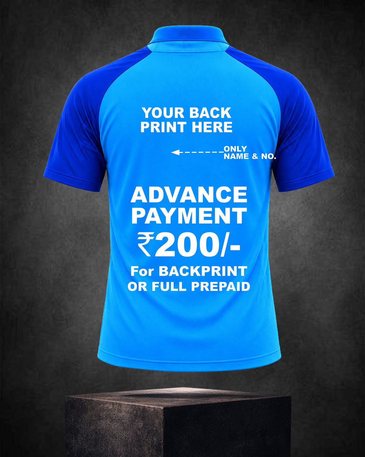 INDIA RETRO WC 2022 (T20) JERSEY