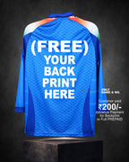 ODI - EXCLUSIVE EMBROIDERY JERSEY (FUll SILVES)