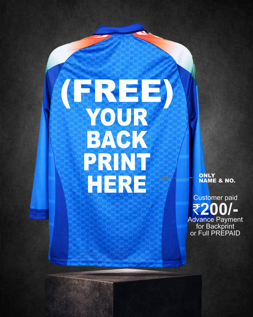 ODI - EXCLUSIVE EMBROIDERY JERSEY (FUll SILVES)