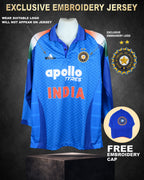 ODI - EXCLUSIVE EMBROIDERY JERSEY (FUll SILVES)