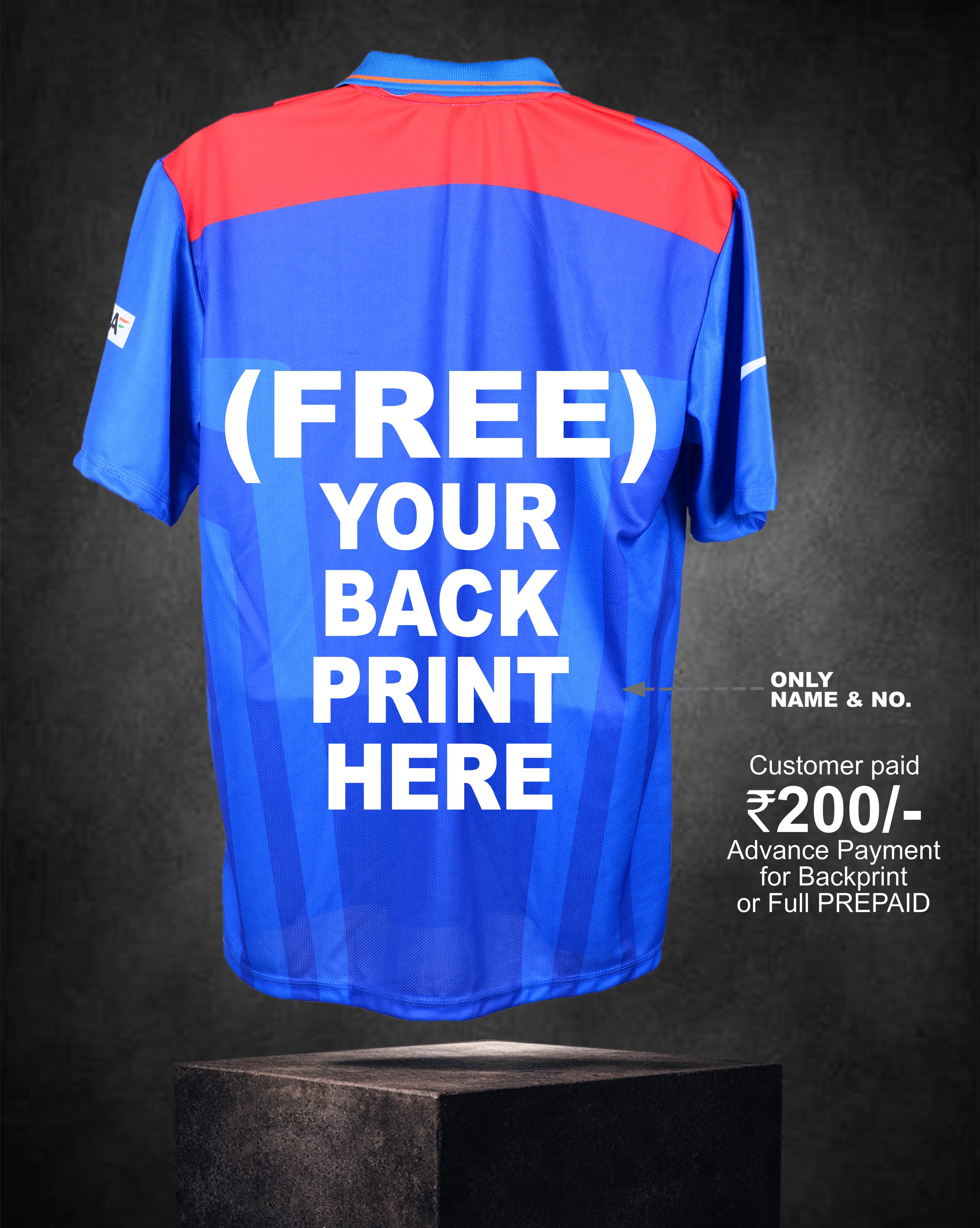 WORLD CUP 2011 ODI JERSEY - EXCLUSIVE EMBROIDERY