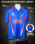WORLD CUP 2011 ODI JERSEY - EXCLUSIVE EMBROIDERY