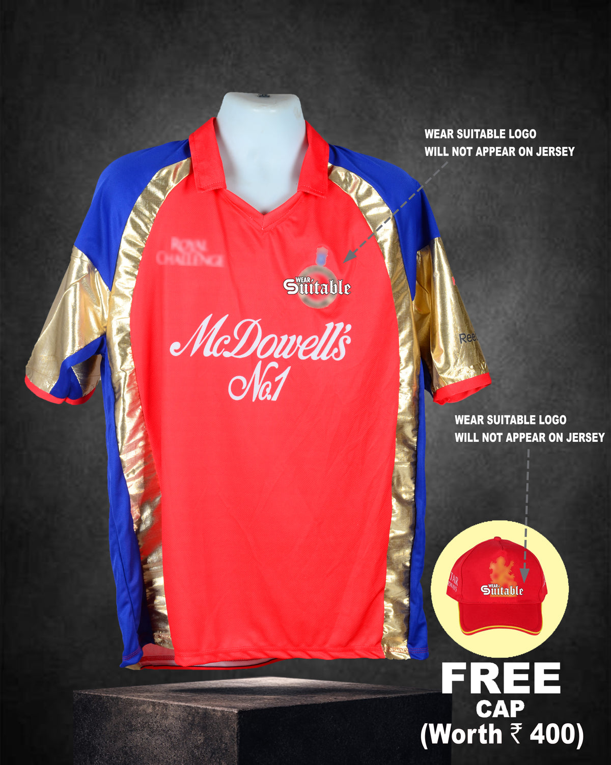 RETRO JERSEY (2012) - GOLD EDITION BENGALURU