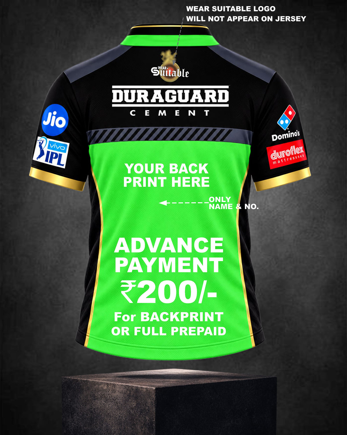 RETRO JERSEY - 2018 Green BENGALURU