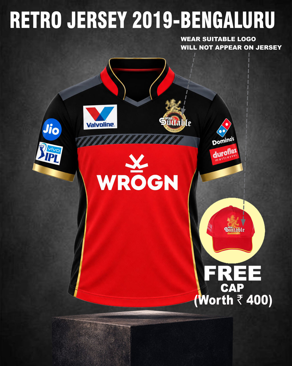 RETRO JERSEY - 2019 BENGALURU