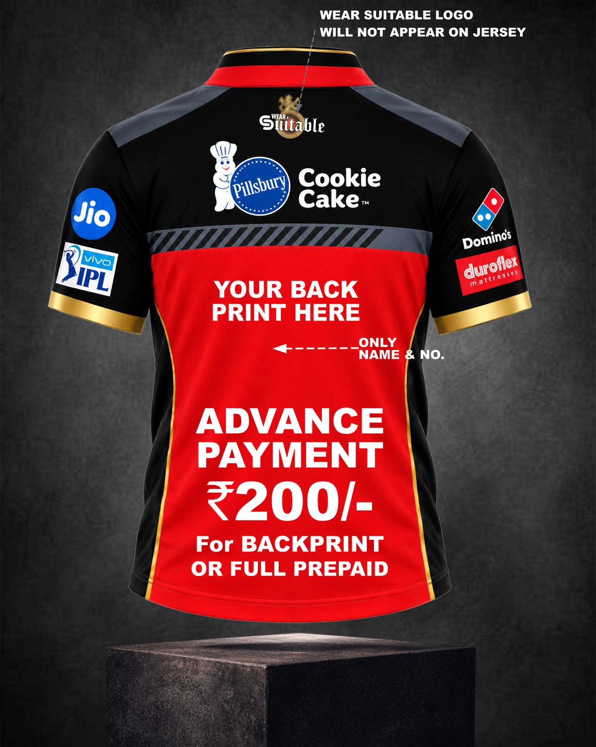 RETRO JERSEY - 2019 BENGALURU