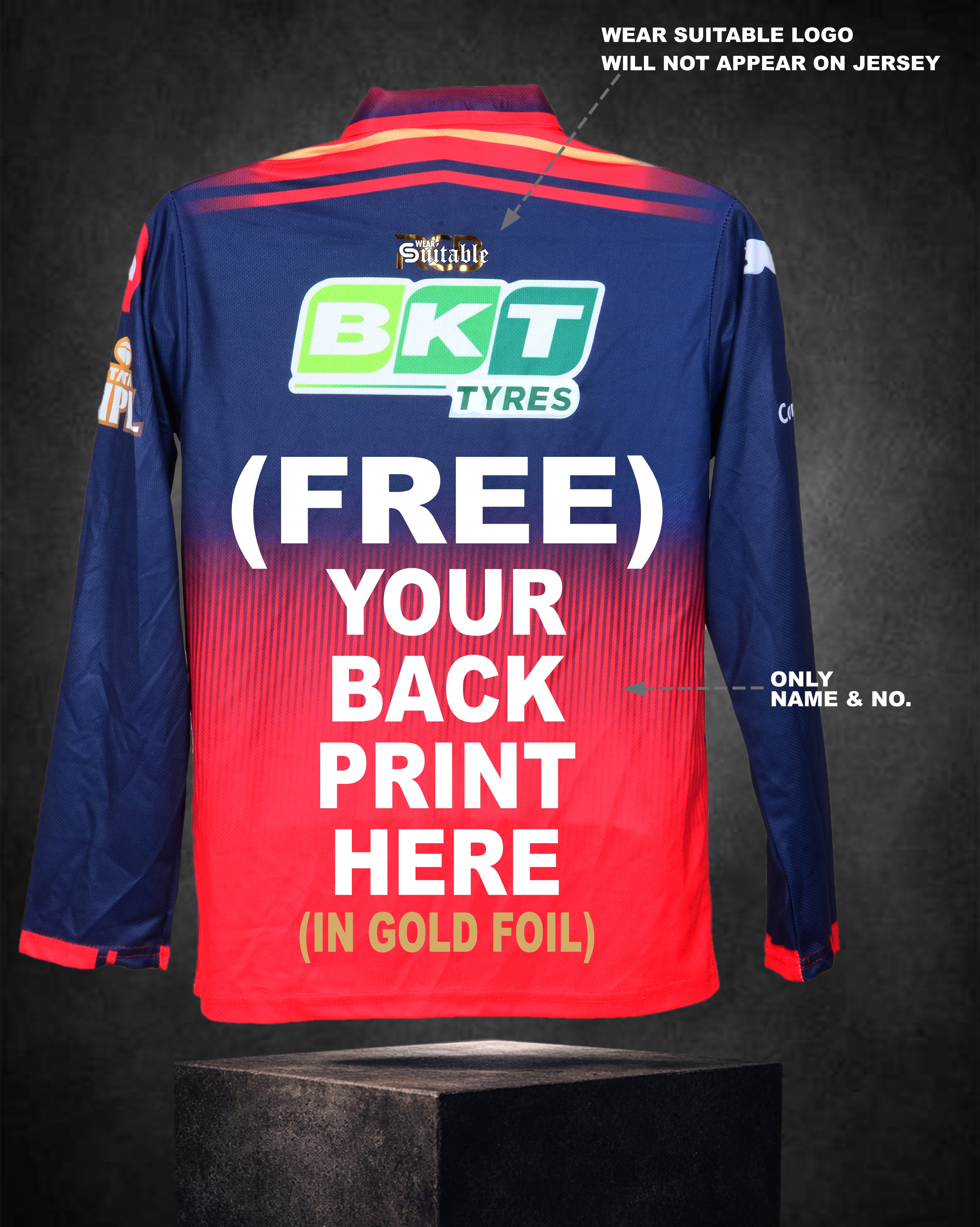 BENGALURU JERSEY FULL SLEEVES – (GOLD FOIL EDITION) 2026