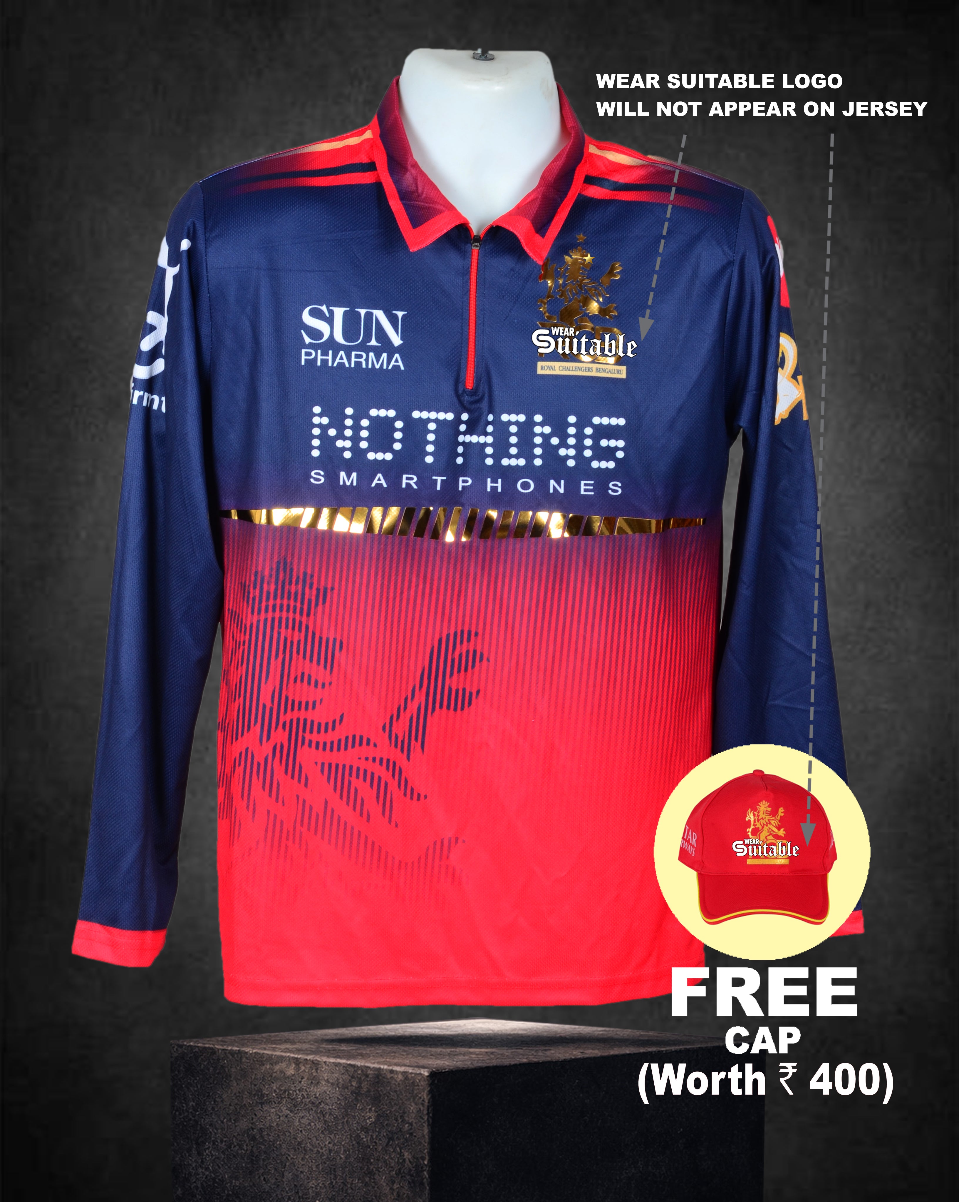 BENGALURU JERSEY FULL SLEEVES – (GOLD FOIL EDITION) 2026