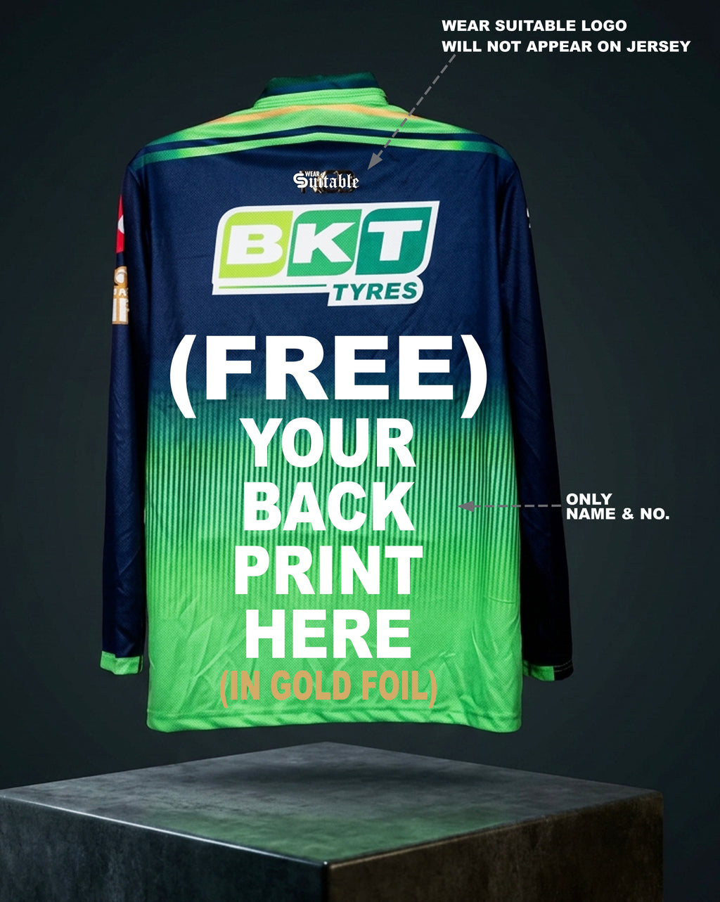 BENGALURU GREEN JERSEY FULL SLEEVES – (GOLD FOIL EDITION) 2026