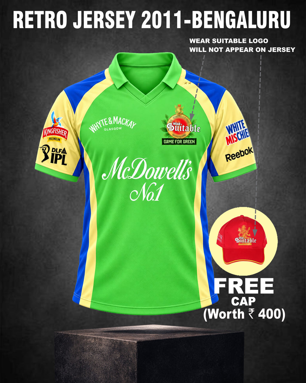RETRO JERSEY - 2011 Green BENGALURU