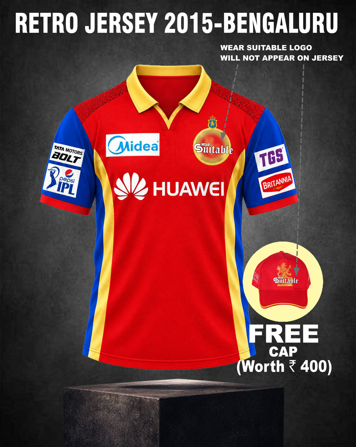 RETRO JERSEY - 2015 BENGALURU