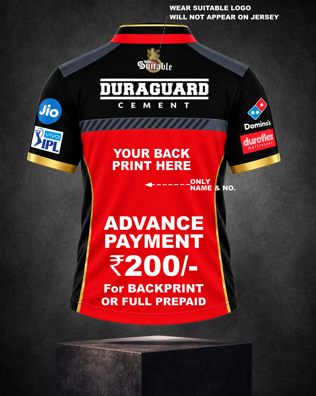 RETRO JERSEY - 2018 BENGALURU
