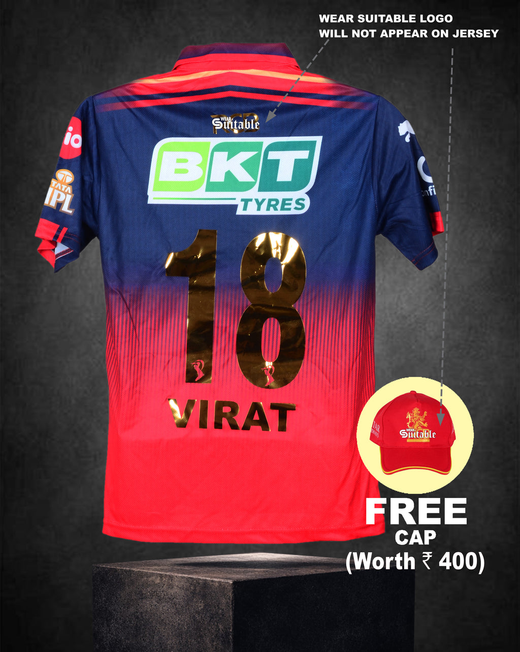 BENGALURU JERSEY VK EDITION – (GOLD FOIL) 2026