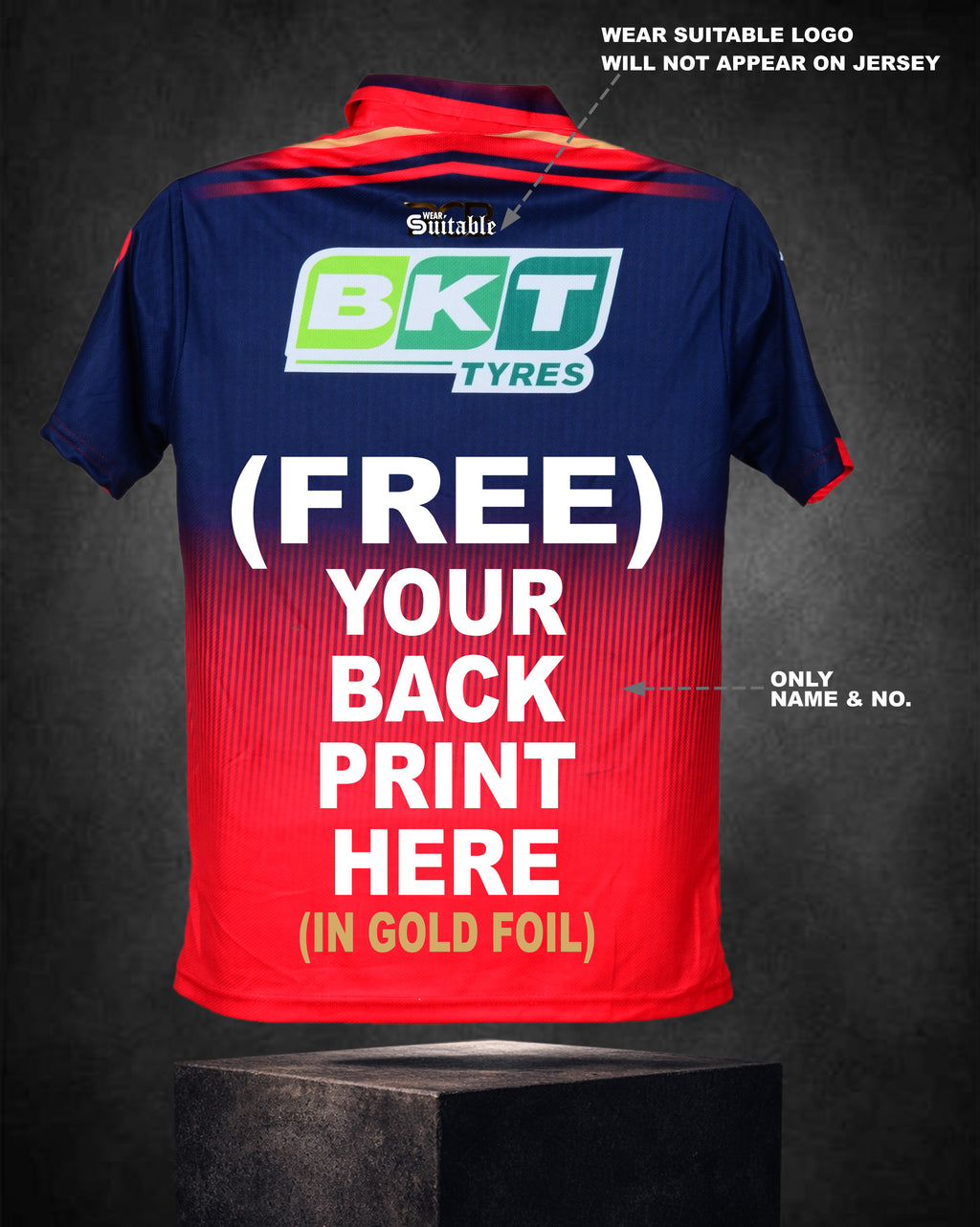 BENGALURU JERSEY – (GOLD FOIL EDITION) 2026