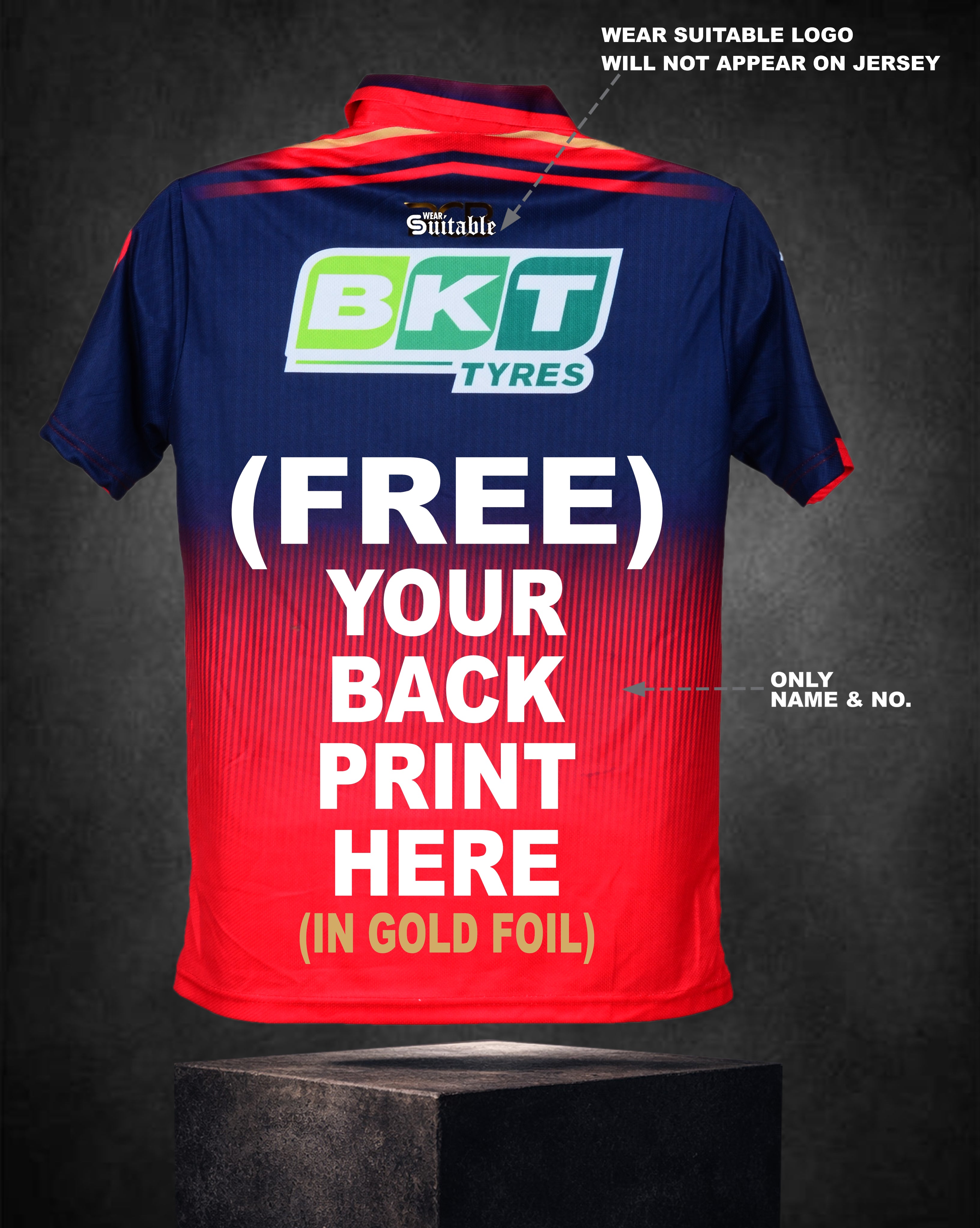 BENGALURU JERSEY – (GOLD FOIL EDITION) 2026