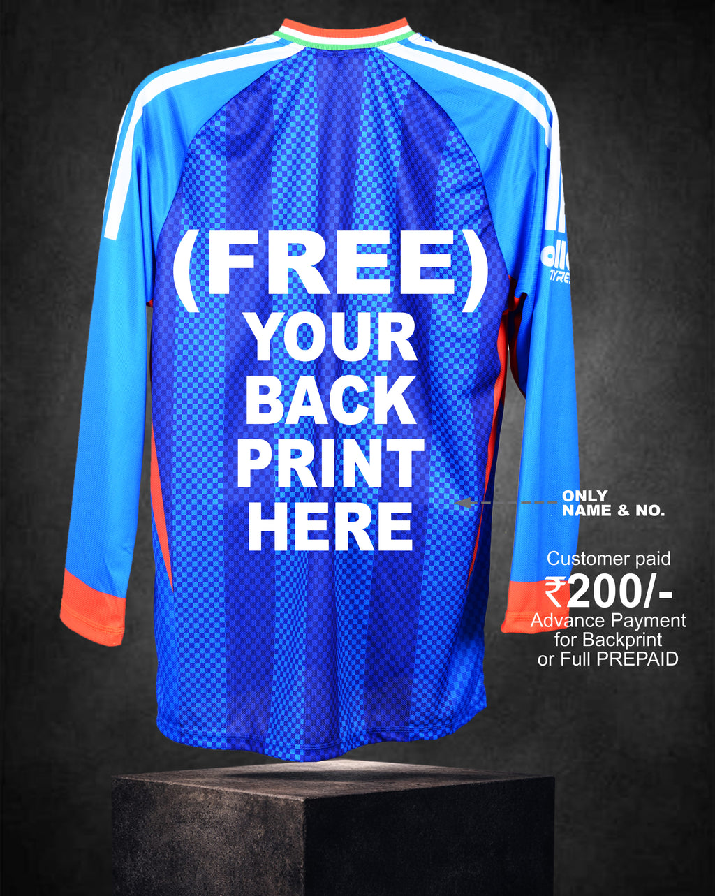T20 - EXCLUSIVE EMBROIDERY JERSEY (FULL SLIVES)
