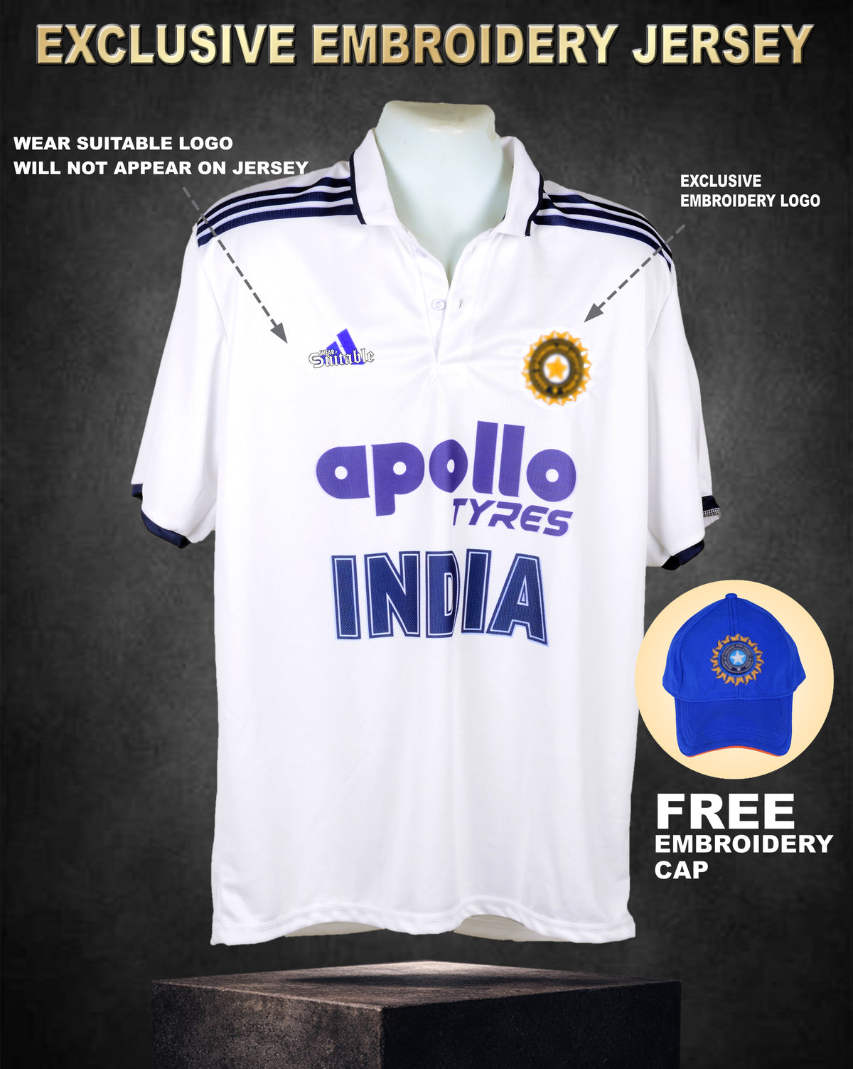 TEST - EXCLUSIVE EMBROIDERY JERSEY (Premium)