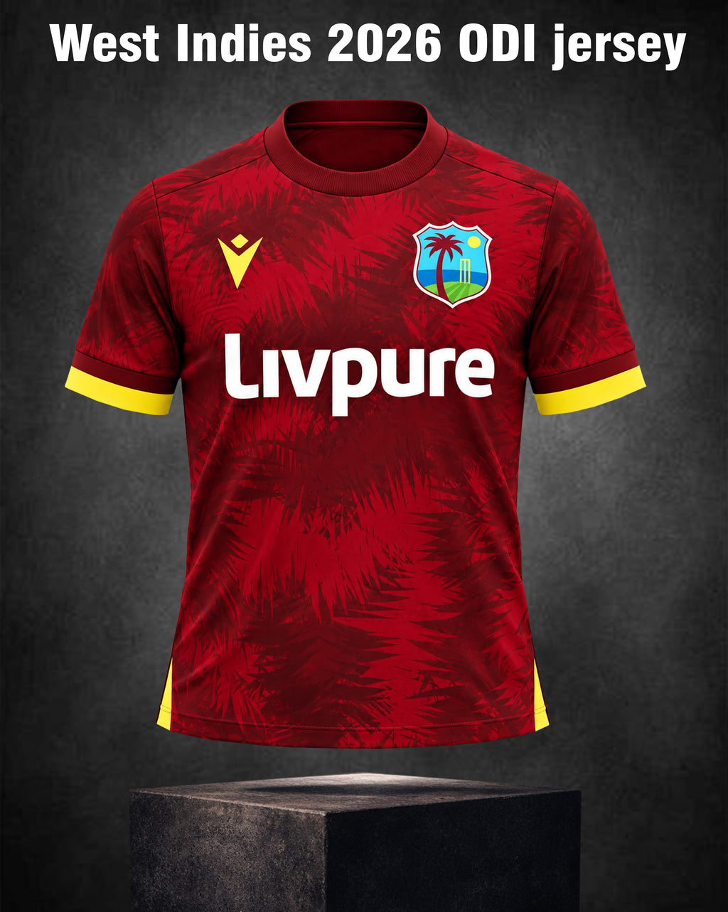 West Indies 2026 ODI jersey